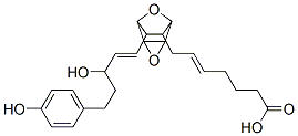 7-(5,6-epoxy-3-(3-hydroxy-5-(4-hydroxyphenyl)-1-pentenyl)-7-oxabicyclo(2.2.1)hept-2-yl)-5-heptenoic acid|