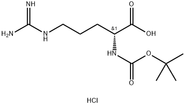 BOC-D-精氨酸盐酸盐,113712-06-4,结构式