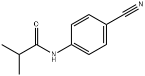 N-(4-氰基苯基)-2-甲基丙酰胺,113715-23-4,结构式