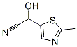 5-Thiazoleacetonitrile,  -alpha--hydroxy-2-methyl-|