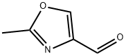 2-メチル-1,3-オキサゾール-4-カルボキシアルデヒド 化学構造式