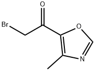 Ethanone, 2-bromo-1-(4-methyl-5-oxazolyl)- (9CI),113732-98-2,结构式