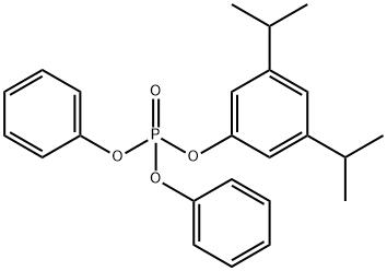 3,5-Diisopropylphenyl Diphenyl Phosphate Structure