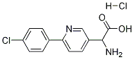 2-AMino-2-[6-(4-chlorophenyl)-3-pyridyl]acetic Acid Hydrochloride Struktur