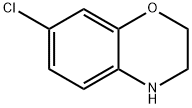 7-クロロ-3,4-ジヒドロ-2H-ベンゾ[1,4]オキサジン 化学構造式