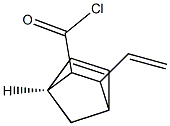 Bicyclo[2.2.1]hept-5-ene-2-carbonyl chloride, 3-ethenyl-, [1S-(endo,endo)]- (9CI) Structure