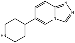 6-(piperidin-4-yl)-[1,2,4]triazolo[4,3-a]pyridine,1137950-10-7,结构式