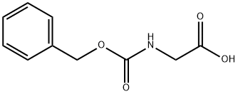 N-カルボベンゾキシグリシン 化学構造式