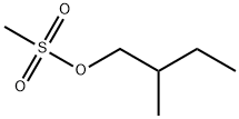 Methanesulfonic acid, 2-Methylbutyl ester 化学構造式