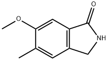 6-甲氧基-5-甲基-2,3-二氢-1H-异吲哚-1-酮, 1138220-76-4, 结构式