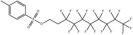 1H,1H,2H,2H-PERFLUORODECYL P-TOLUENESULFONATE 化学構造式