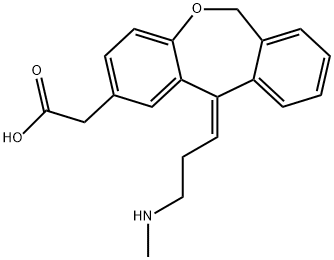 N-DesMethyl Olopatadine 化学構造式