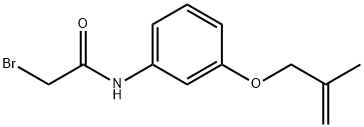 2-Bromo-N-{3-[(2-methyl-2-propenyl)oxy]-phenyl}acetamide Structure