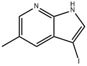 3-Iodo-5-methyl-1H-pyrrolo[2,3-b]pyridine Structure