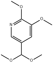 5-(二甲氧基甲基)-2,3-二甲氧基吡啶,1138443-97-6,结构式