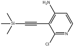 2-Chloro-3-((trimethylsilyl)ethynyl)pyridin-4-amine|2-CHLORO-3-((TRIMETHYLSILYL)ETHYNYL)PYRIDIN-4-AMINE