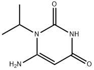 2,4(1H,3H)-PYRIMIDINEDIONE, 6-AMINO-1-(1-METHYLETHYL)- Struktur