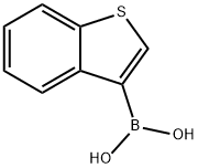 ベンゾ[b]チオフェン-3-イルボロン酸 化学構造式