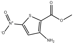 3-氨基-5-硝基-2-噻吩羧酸甲酯,113899-36-8,结构式