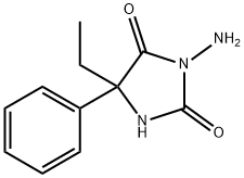 3-AMINO-5-ETHYL-5-PHENYLIMIDAZOLIDINE-2,4-DIONE Struktur