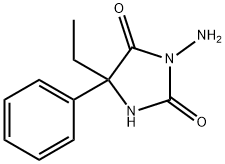 3-氨基-5-乙基-5-苯基咪唑烷-2,4-二酮 结构式