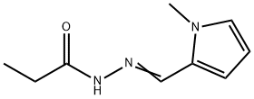 Propanoic  acid,  [(1-methyl-1H-pyrrol-2-yl)methylene]hydrazide  (9CI) 结构式