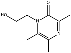 2(1H)-Pyrazinone,1-(2-hydroxyethyl)-3,5,6-trimethyl-(9CI) Struktur