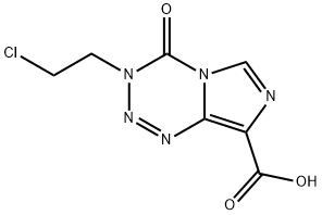 3-(2-chloroethyl)-4-oxo-3H-imidazo(5,1-d)-1,2,3,5-tetrazine-8-carboxylic acid|