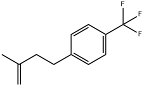 2-METHYL-4-[(4-TRIFLUOROMETHYL)PHENYL]-1-BUTENE 结构式
