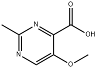 2-甲基-5-甲氧基嘧啶-4-羧酸 结构式