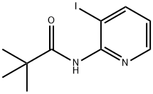 N-(3-ヨード-ピリジン-2-イル)-2,2-ジメチル-プロピオンアミド 化学構造式