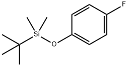 TERT-BUTYL(4-FLUOROPHENOXY)DIMETHYLSILANE Struktur
