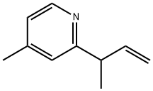Pyridine, 4-methyl-2-(1-methyl-2-propenyl)- (9CI) Structure