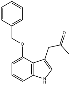 4-BENZYLOXYINDOLE-3-ACETONE Struktur