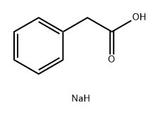 フェニル酢酸ナトリウム 化学構造式