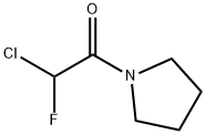 Pyrrolidine, 1-(chlorofluoroacetyl)- (9CI) 结构式