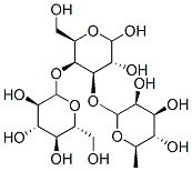 3-O-rhamnopyranosyl-4-O-glucopyranosyl-galactopyranose,114030-60-3,结构式