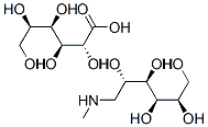 N-methylglucamine gluconate Structure