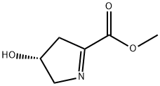 2H-Pyrrole-5-carboxylicacid,3,4-dihydro-3-hydroxy-,methylester,(R)-(9CI) Struktur