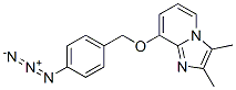 2,3-dimethyl-8-((4-azidophenyl)methoxy)imidazo(1,2-a)pyridine 结构式