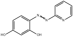 4-(2-吡啶偶氮)-1,3-苯二酚,1141-59-9,结构式