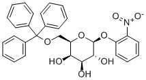 2-硝基苯基-6-O-三苯甲基-Β-D-吡喃半乳糖苷, 114102-89-5, 结构式