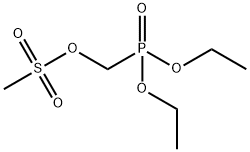 Diethyl(methanesulfonyloxymethyl)phosphonate, 97 % Structure