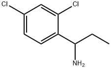 1-(2,4-Dichlorophenyl)propan-1-amine Struktur
