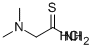 二甲氨基硫代乙酰胺盐酸盐, 114166-44-8, 结构式