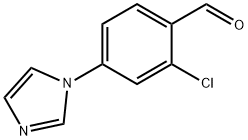 2-氯-4-(1-咪唑基)苯甲醛, 1141669-45-5, 结构式