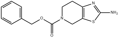 2-氨基-5-CBZ-4,5,6,7-四氢噻唑并[5,4-C]吡啶, 1141669-69-3, 结构式