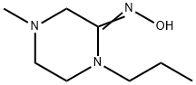 Piperazinone, 4-methyl-1-propyl-, oxime (9CI) 结构式
