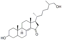 cholest-8(14)-ene-3,26-diol-15-one 化学構造式