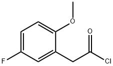 Benzeneacetyl chloride, 5-fluoro-2-methoxy- Structure